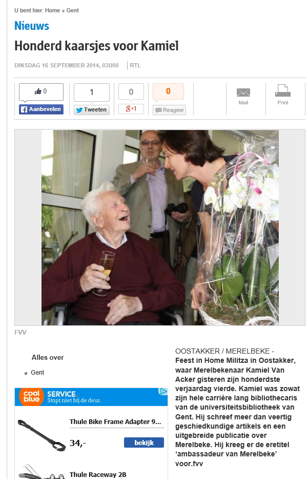 Kamiel Van Acker 100