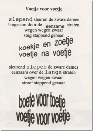 Voetje-voor-voetje