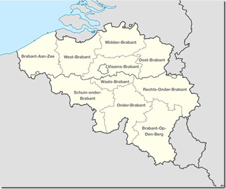 Nieuwe provincienamen voor België
