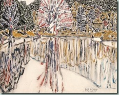 David Milne - Pink Reflections Bishops Pond