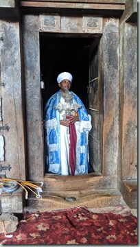 Lalibela - Priest of Yemrehana Krestos Church