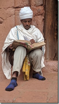 Lalibela - Priest of Bete Abba Libanos