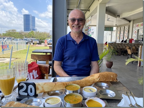 Dosa with chicken