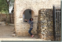 Gondar - At the Entrance of the Church of Debre Birhan Selassi