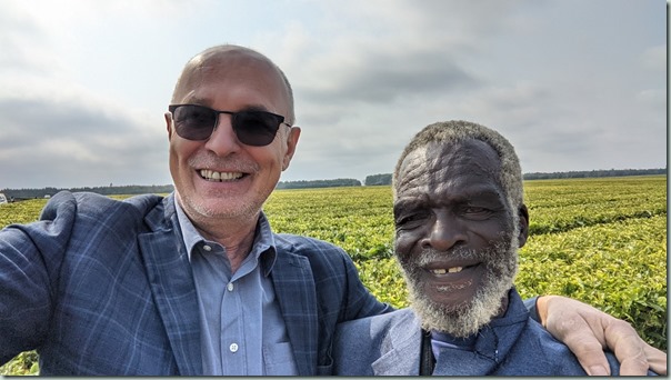 Selfie with tea farmer