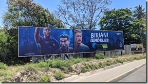 Ronaldo looks puzzled why he is not alone on the billboard