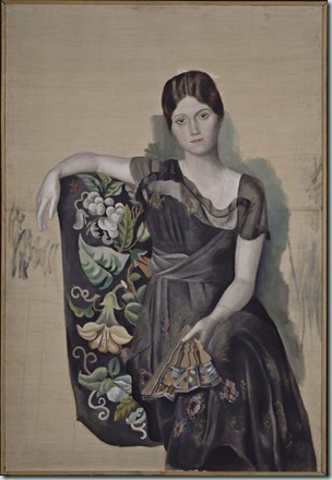 Pablo Picasso - Portrait d'Olga dans un fauteuil - 1917 - 1918