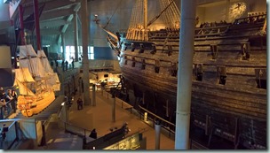 Vasa : zicht op boegspriet