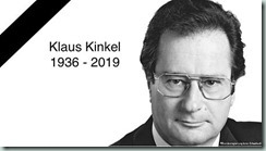 Klaus Kinkel (1936-2019)