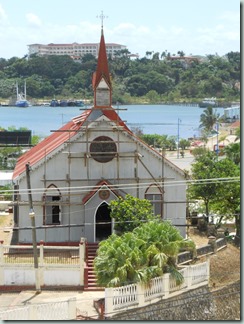 Iron sheet church in Samaná