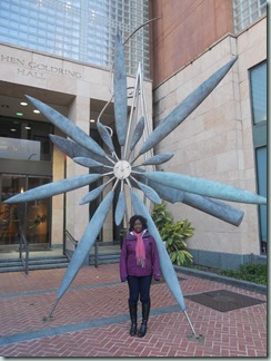 At the entrance of the Ogden Museum