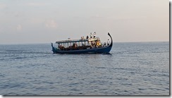 Dhoni : traditional boat of the Maldives